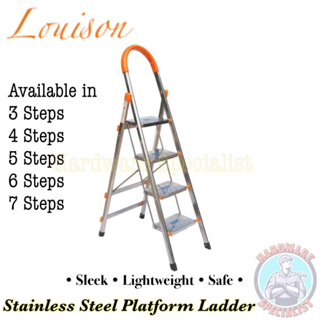 Premium Stainless Steel Platform Ladder Shopee Singapore