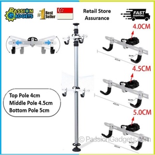 LATEST 2023 Dual Bicycle Tower Rack / Bicycle Stand / Bike Rack / Bike Stand Floor to Ceiling Pole / Extra Hanger set