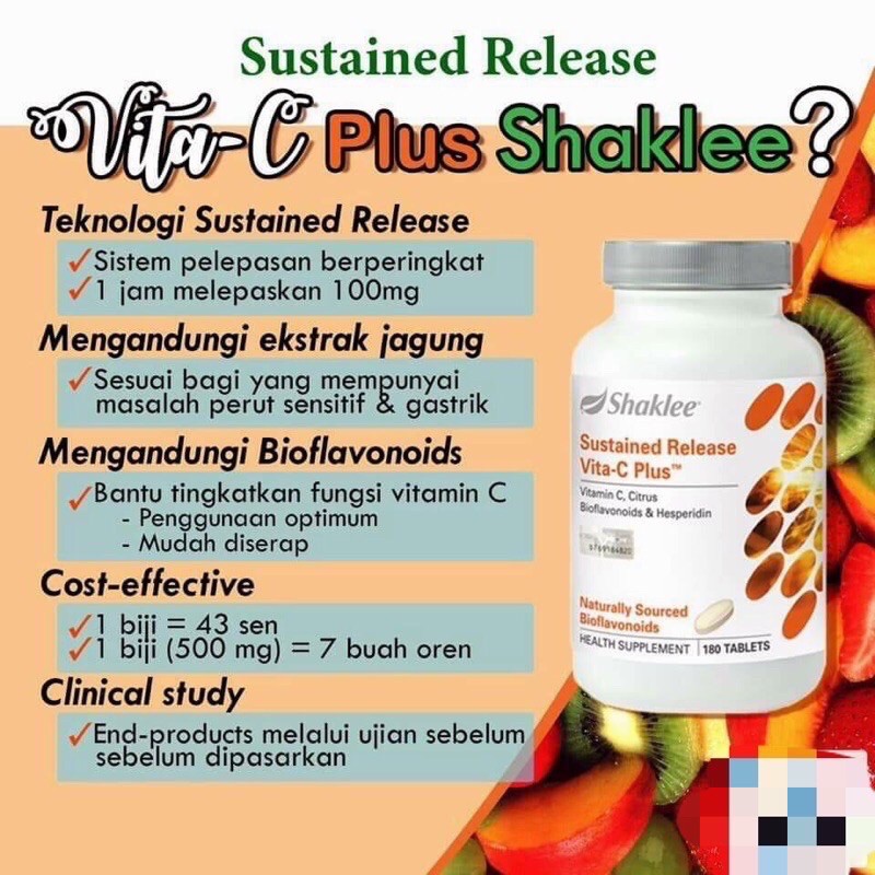 Vitamin C Shaklee Original Hq Shopee Singapore