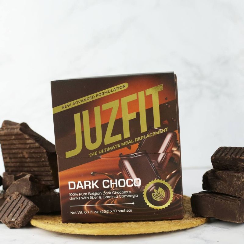 Juzfit Dark Choco 100 Original Hq Free Shaker Shopee Singapore