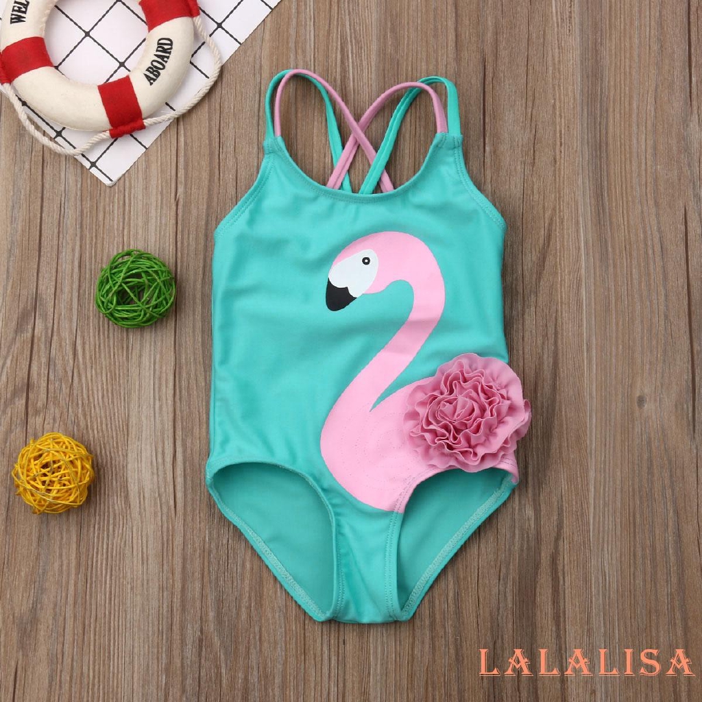 baby flamingo swimsuit