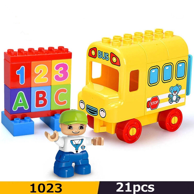 duplo yellow bus