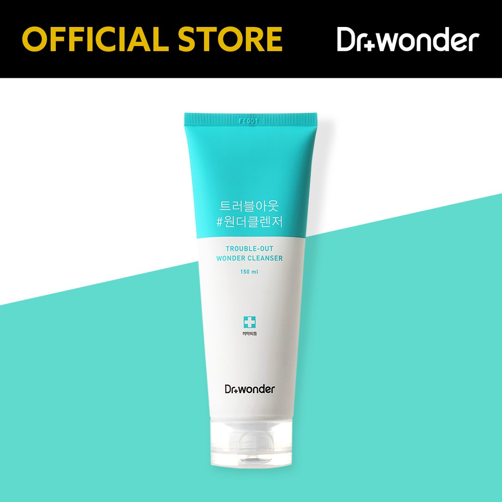 (Dr. wonder Official ) Dr. wonder Troubleout Wonder Cleanser Shopee
