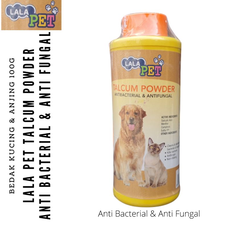 Lala PET Talcum Powder - Anti Bacterial And Anti Fungal / Anti Fungal ...