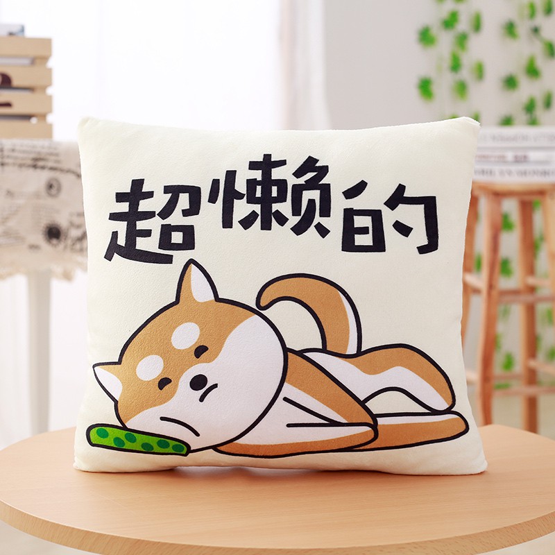 shiba generation throw pillow