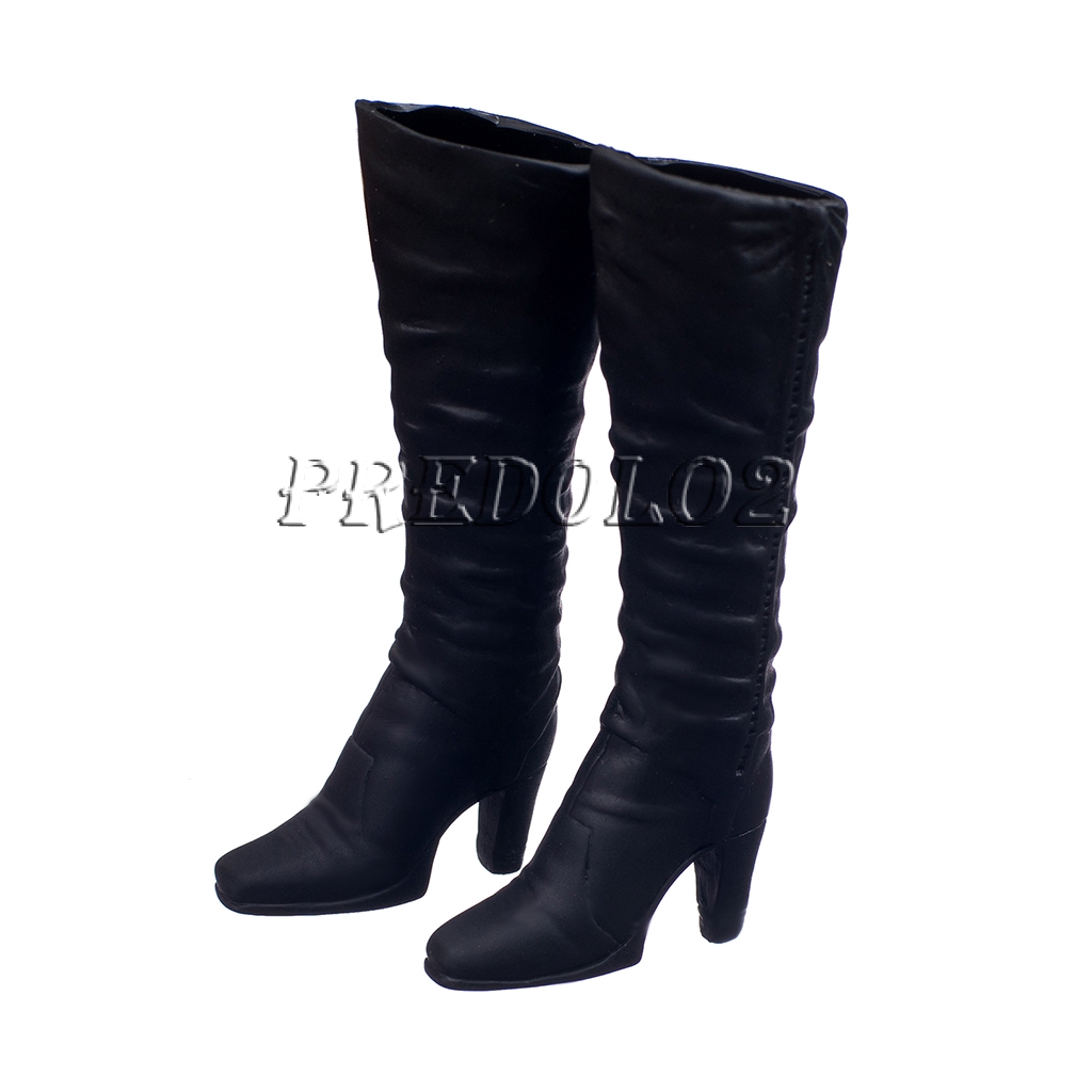 1//6 Scale High-heeled Boots Shoes for 12 inch Female Action Figure Clothing