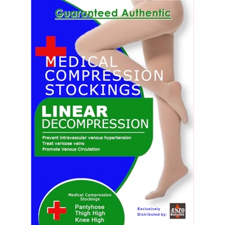 Image of Medical compression stocking anti embolism stockings compression pantyhose