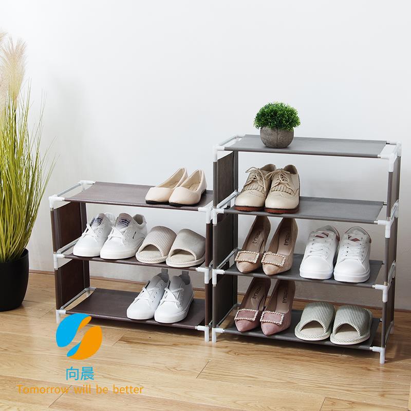 Simple Multi Layer Shoe Rack Cloth Shoe Storage Rack Home Multi Function Space Saving Small Shoe Rack Shoe Cabinet Shopee Singapore