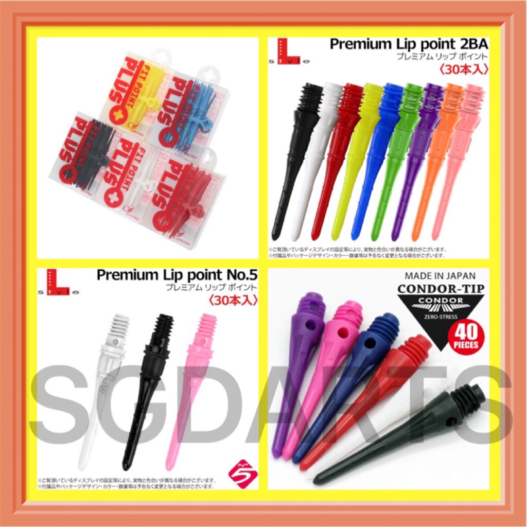 2BA Soft Dart Tips • Lippoint Premium • Condor Tips • SGDARTS Shopee