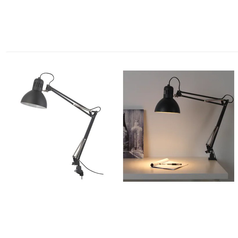 Ikea Tertial Work Lamp White Dark Grey Blue Shopee Singapore