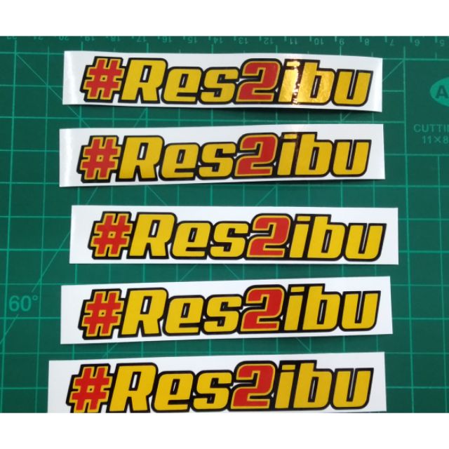 Stiker Kereta Stiker Motor Stiker Res2ibu Shopee Singapore