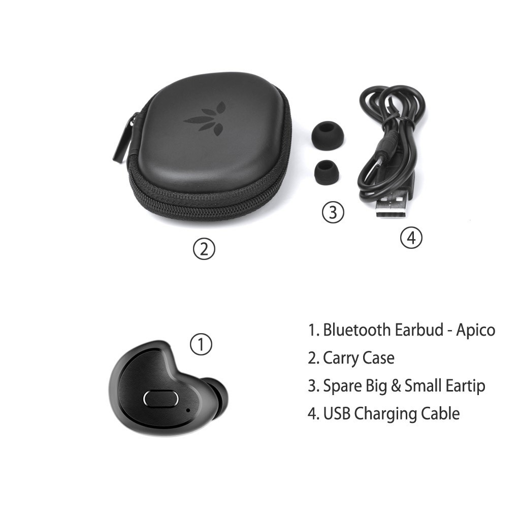 avantree apico mini in ear bluetooth