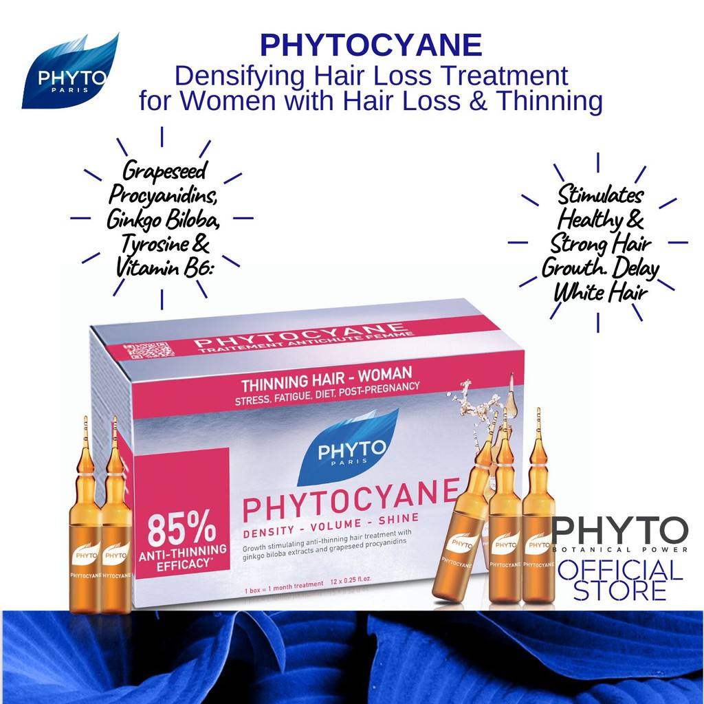 Phytocyane Revitalizing Serum Thinning Hair Women Shopee