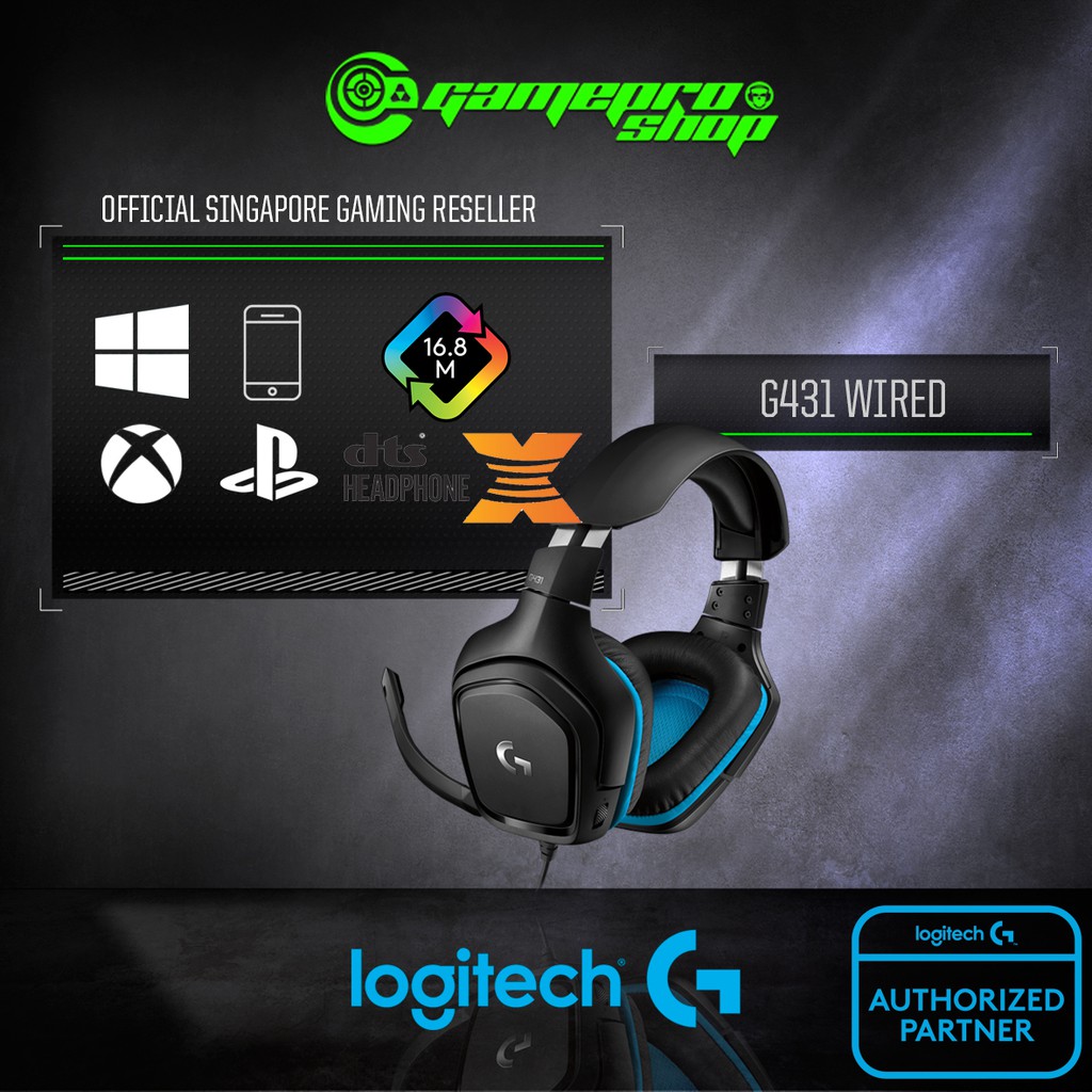 logitech g431 7.1 surround gaming headset