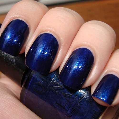 opi navy blue nail polish