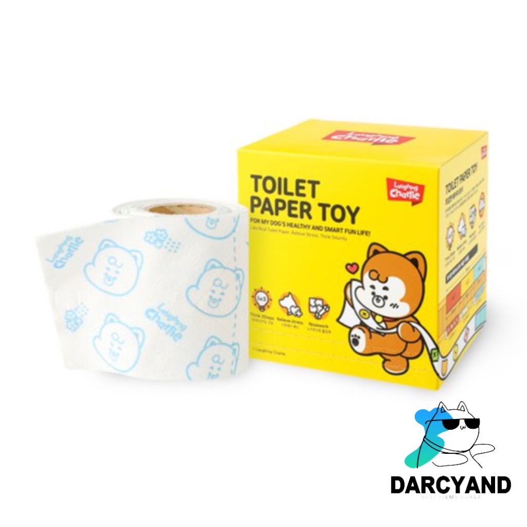 Laughing Charlie Korean Dog Toy Toilet Paper Toy Tissue Dogs Nose Walk