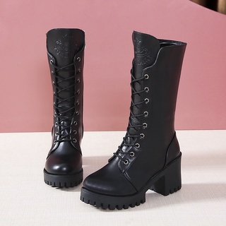 mid calf dress boots with heel