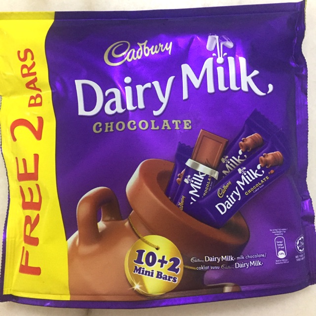 Allaboutsnacks Cadbury Dairy Milk Mini Bar With 2 Foc Shopee Singapore