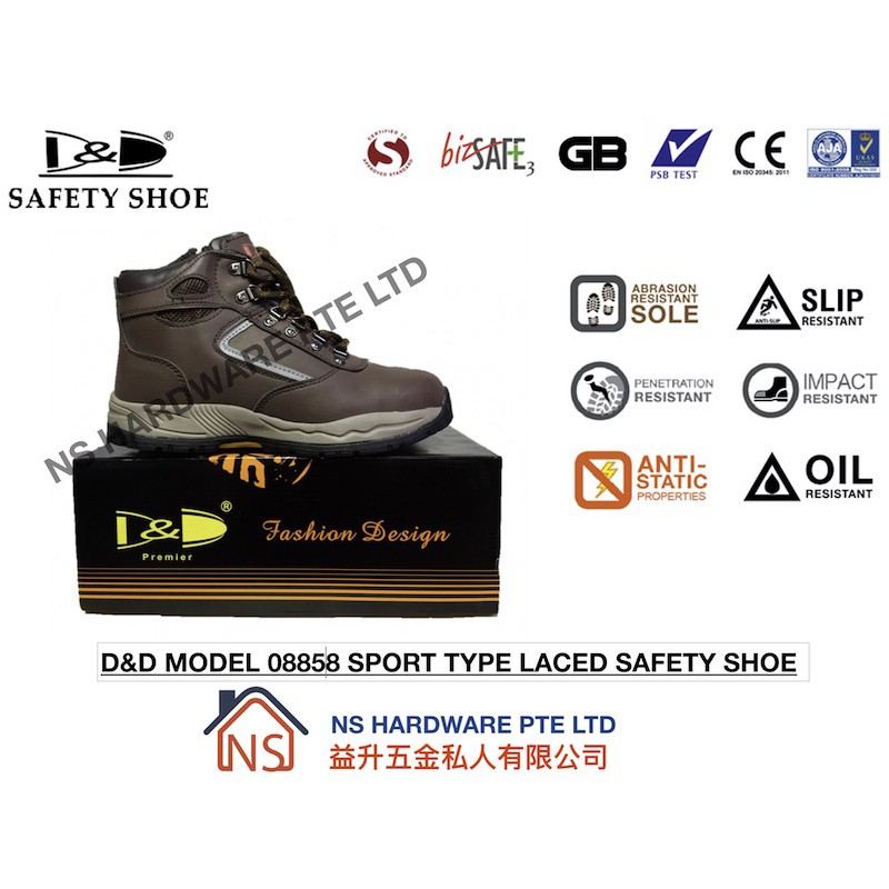 d&d safety shoes