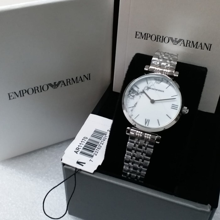 emporio armani marble watch