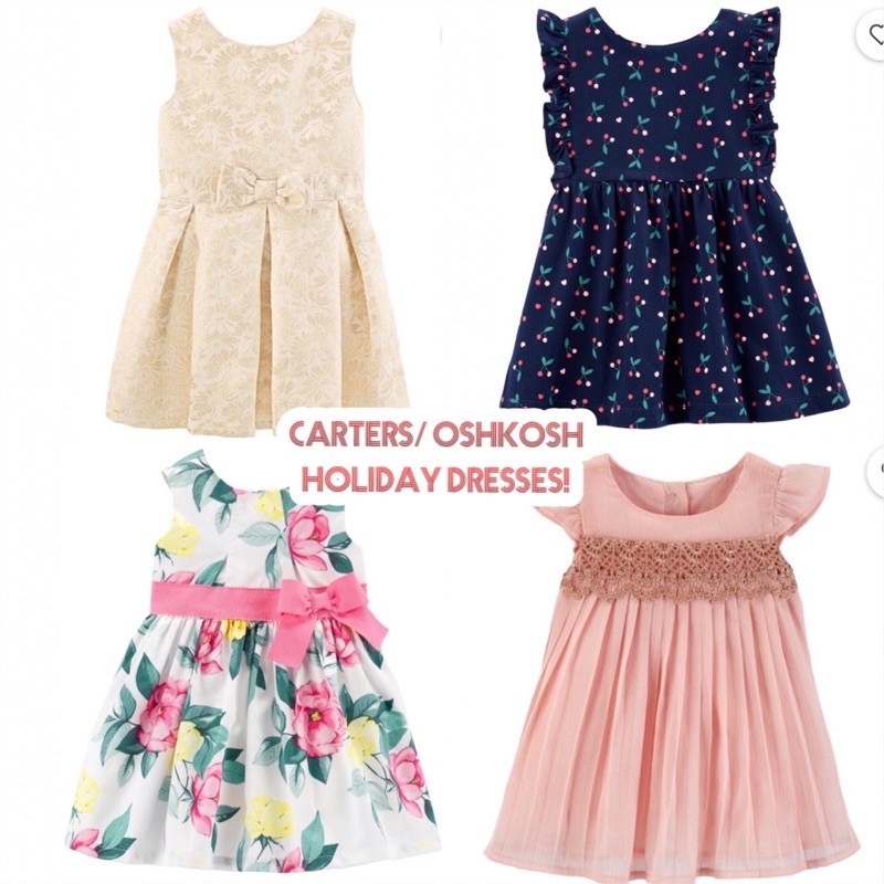 carters girls christmas dresses