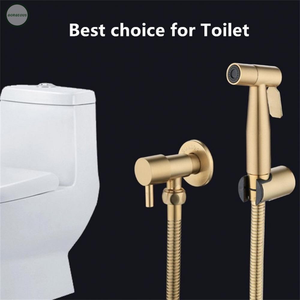 Bidet Gold Color Handheld Toilet Bidets Shattaf Sprayer