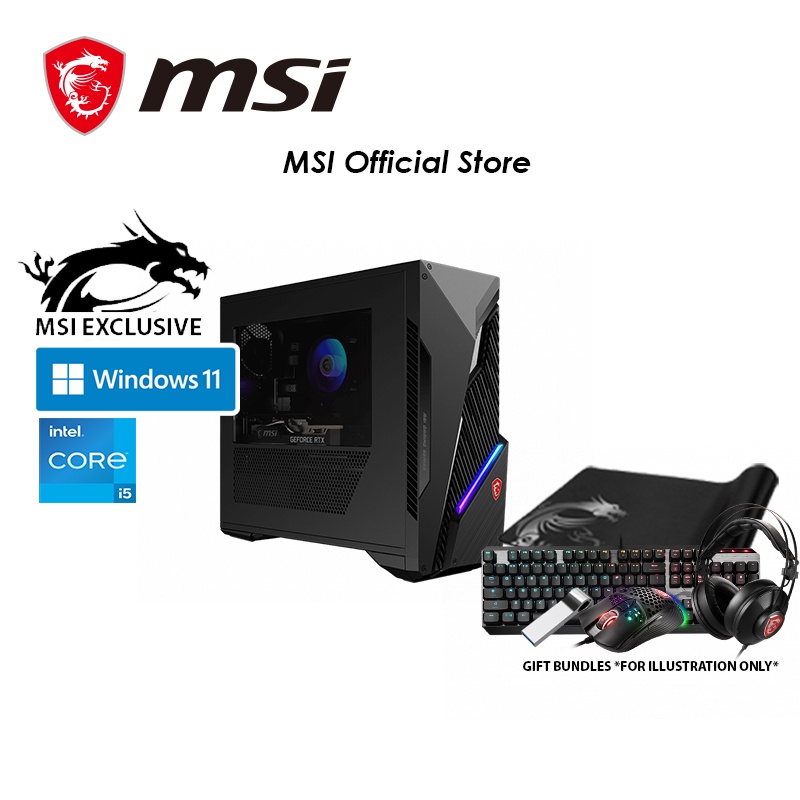 New Arrival Exclusive Msi Mag Infinite S3 12th 471sg Gaming Desktop I5 f Rtx 3050 4gb Windows 11 3y Shopee Singapore