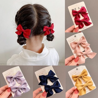 Cheng bao (order 3 get 1 free)Korean bow hairpin girl hair clip lovely princess broken hair clip hairpin