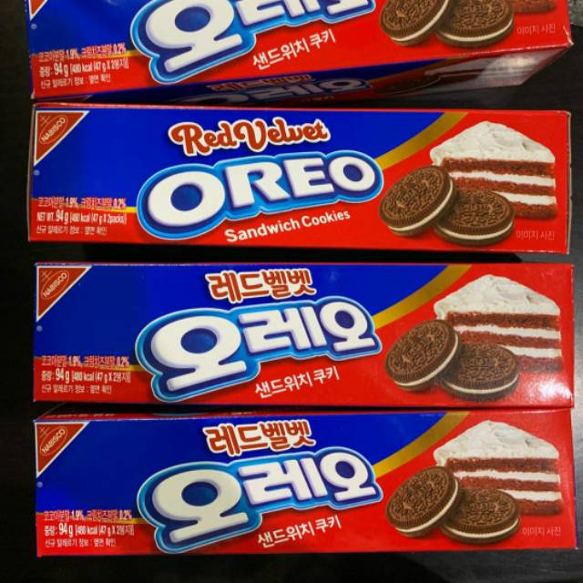 Oreo Red Velvet Korea Limited Edition Shopee Singapore