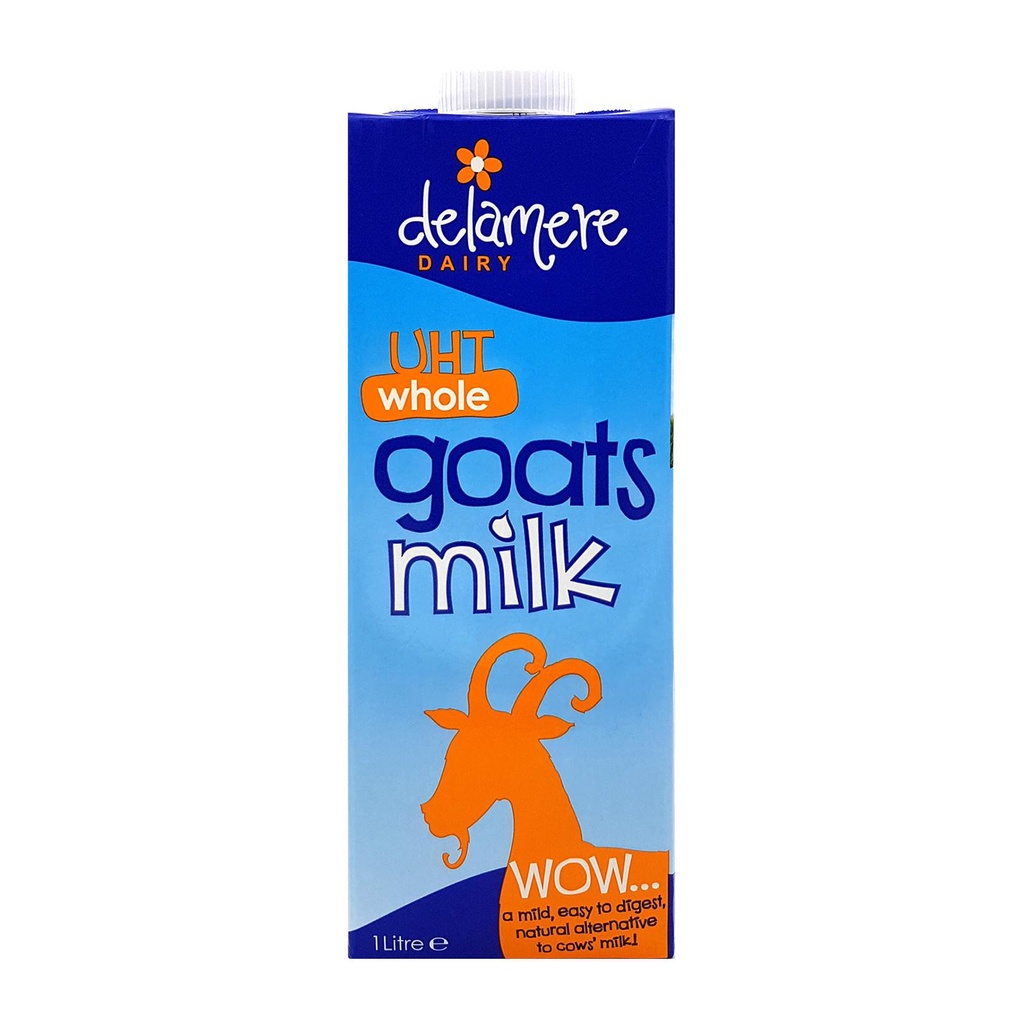 Delamere Dairy UHT Whole Goats Milk, 1L ACXD [Delamere Dairy