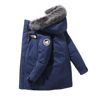 north face long coat with fur hood