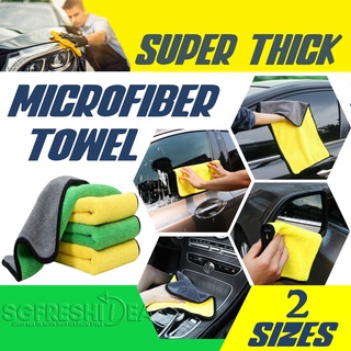 Microfiber Car Cleaning Drying Towel Ultra Absorbent Car Wash Cloth Kit Micro Fibre Thick Soap Wiping Sponge Microfibre