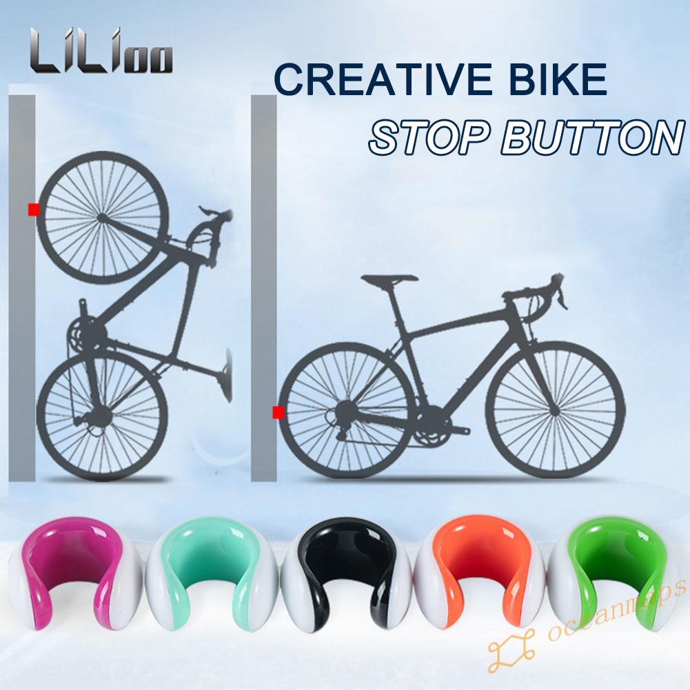 bicycle stop button wall mount
