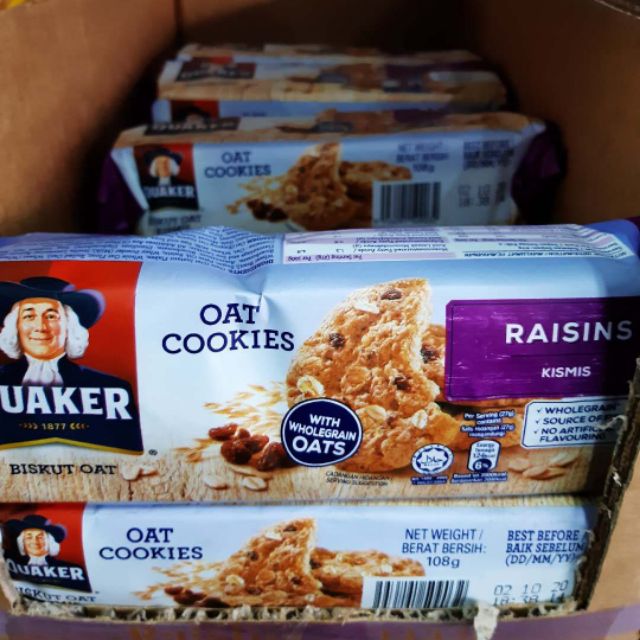 Quaker Oat Cookies Raisin Shopee Singapore
