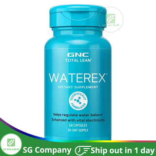 Image of thu nhỏ GNC Waterex 60 Capsules [Regulates Water Balance][All Natural herbal Blend][Vital Electrolytes] #0