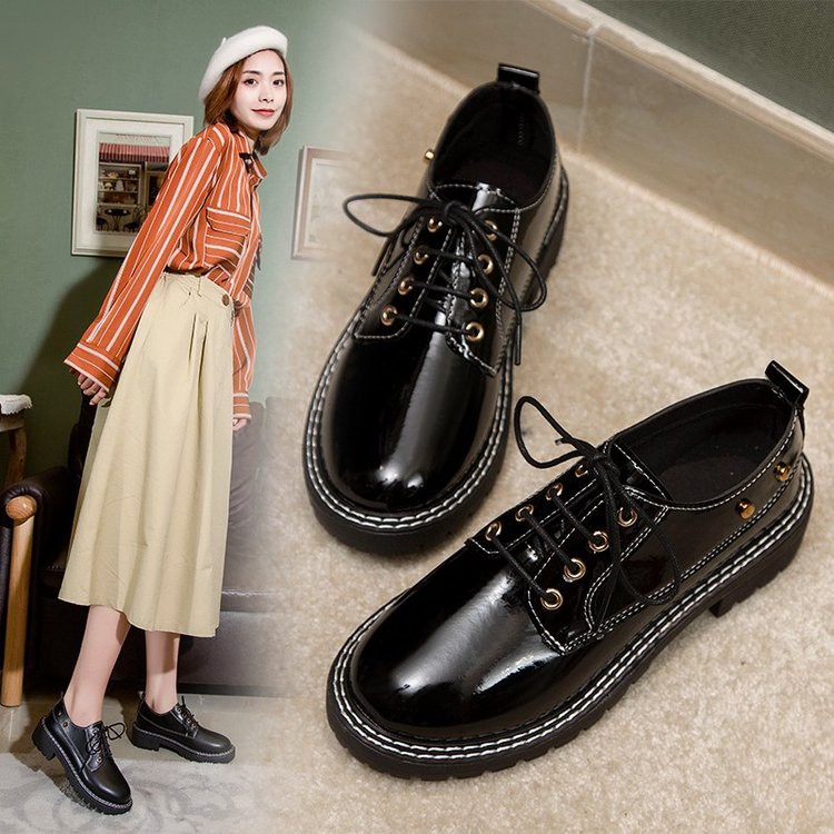 black oxford women's shoes