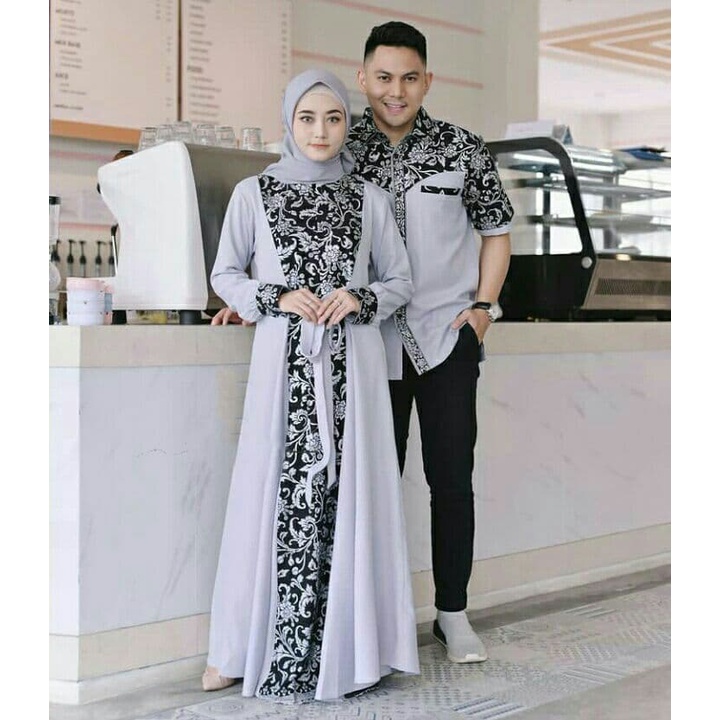 baju pasangan keluarga baju couple pasangan gaun pesta muslimah wanita muslim gamis couple pasangan