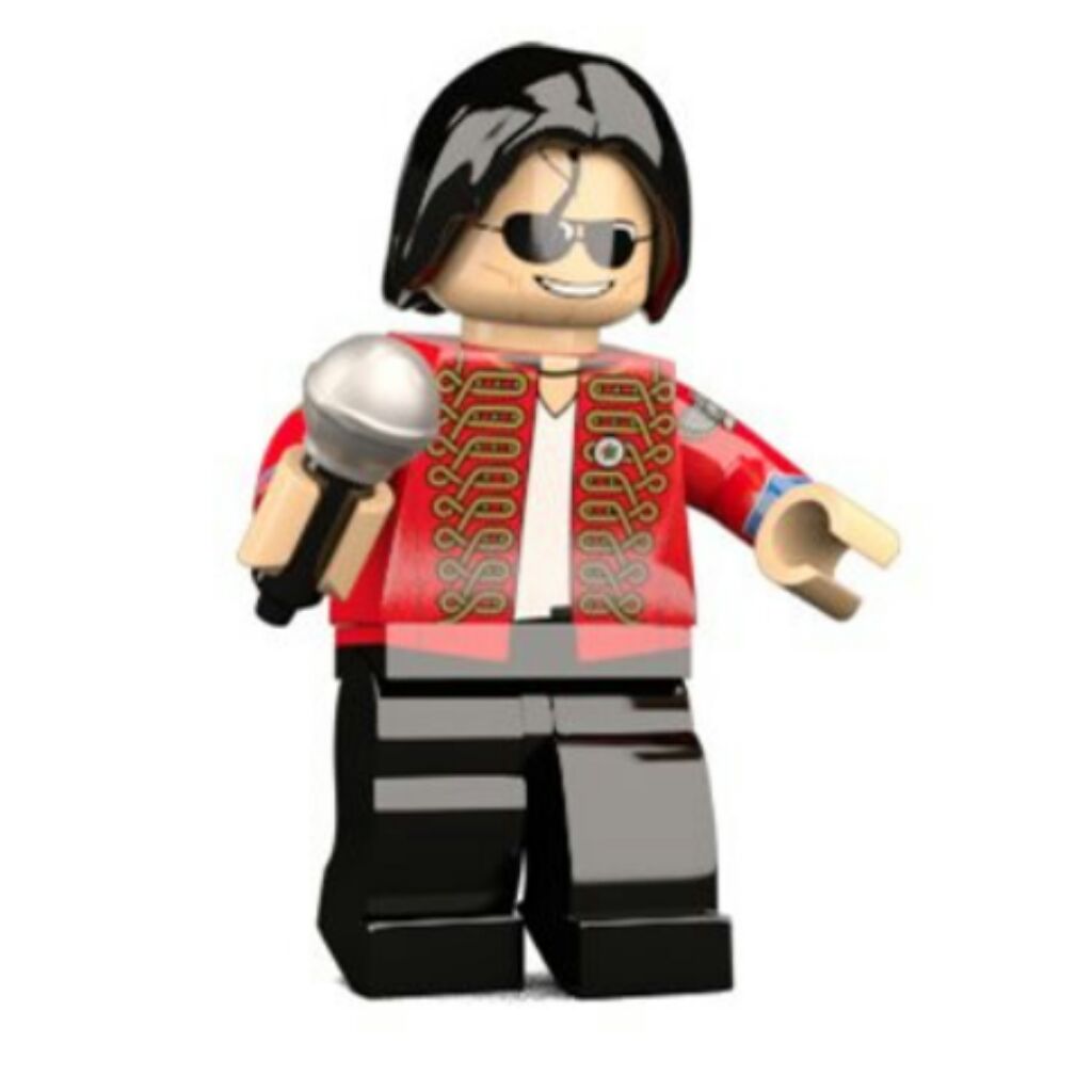Michael Jackson Lego Kompatibel Black Suit Minifigur 
