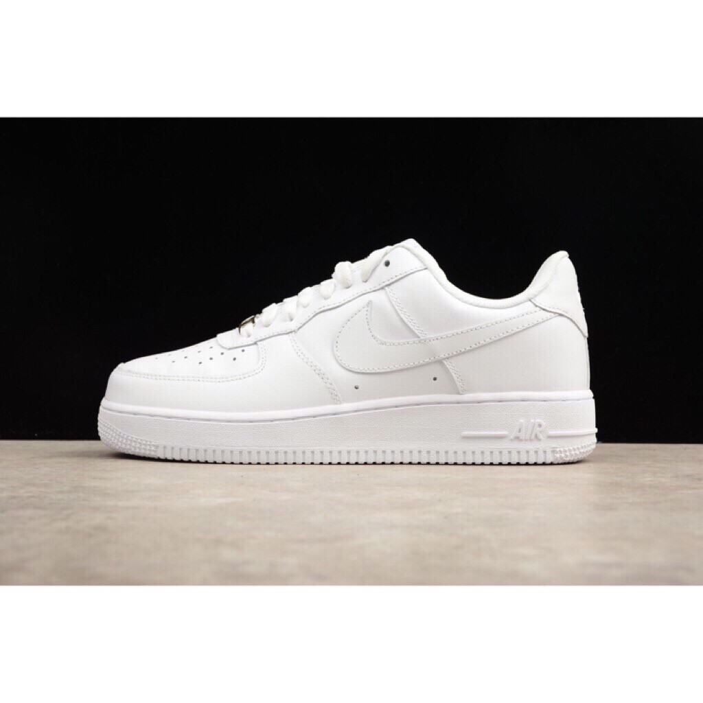 Nik Air Force 1 Classic Style Couple Shoes All White SIZE 35--47 | Shopee  Singapore