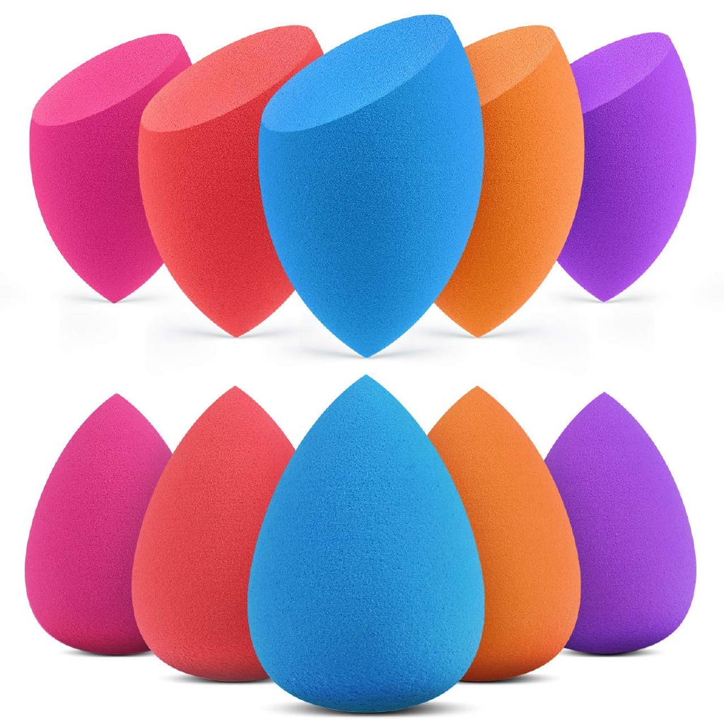 Makeup Sponge Blender Beauty Foundation Blending Sponge Latex Free Make Up Blender Applicator Cosmetic Puff Suitable For Powder Cream Liquid Shopee Singapore