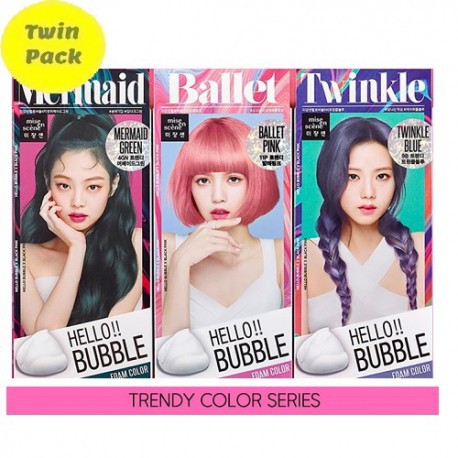 Korea Mise En Scene Hello Bubble Foam Hair Dye;Trendy ...