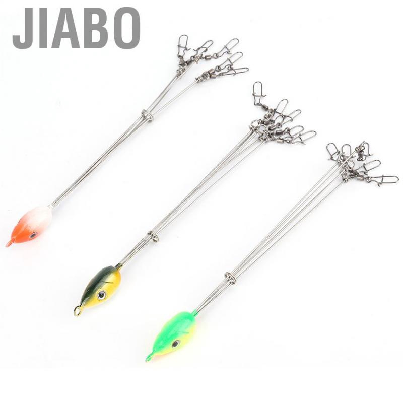 Zer one 5 Arms Alabama Umbrella Rigs Fishing Lure Bait Rigs with Snap Swivels Junior Ultralight Multi-Lures Rig 