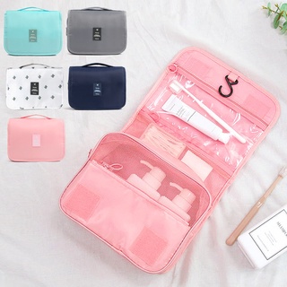 Portable Waterproof Travel Organizer Makeup Pouch Portable Toiletry Cosmetic Organizer Hanging Bag Cosmetic Bag Portable large capacity Travel Bag