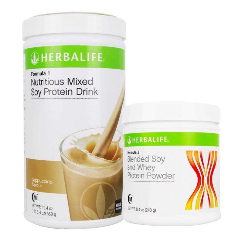 F1 F3 Herbalife Nutritious Mixed Soy Protein Blended Soy Whey Protein Powder Shopee Singapore