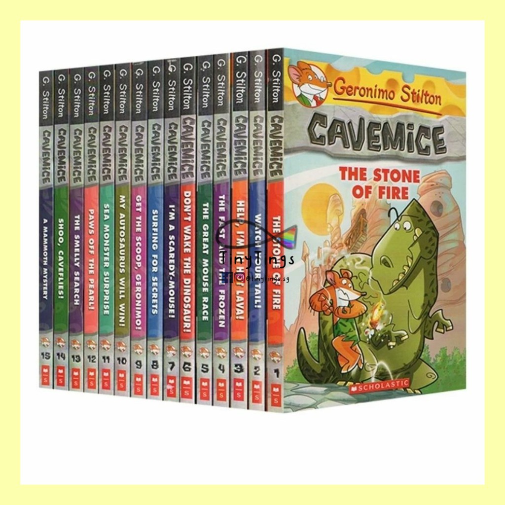 Geronimo Stilton - Cavemice Set of 15 Books | Shopee Singapore