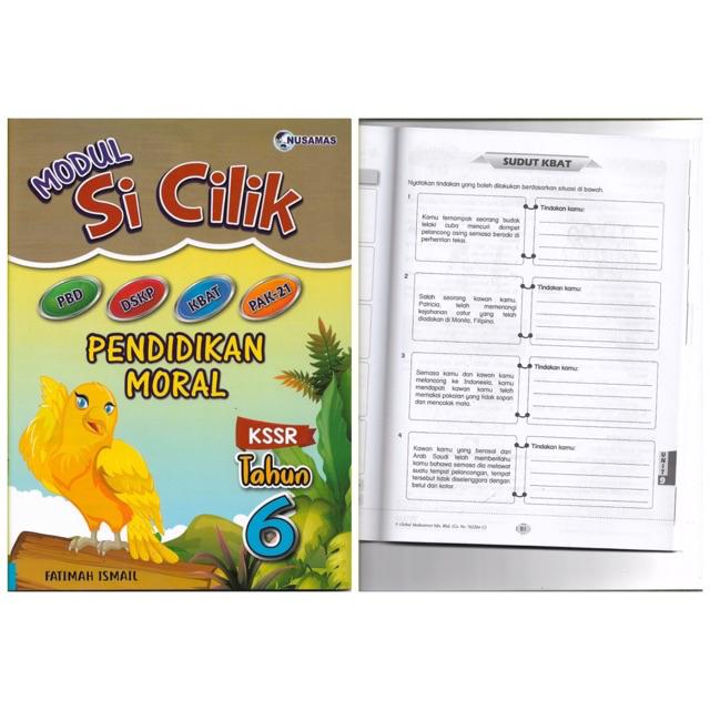 Ready Stock 1 6 Moral Kssr Cilik Education Module Shopee Singapore