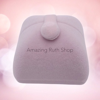 Image of thu nhỏ [Amazing Ruth Shop] Luxurious Jewellery Box, Double Door Opening Velvet Jewellery Box for Ring, Earring or Small Pendant #7