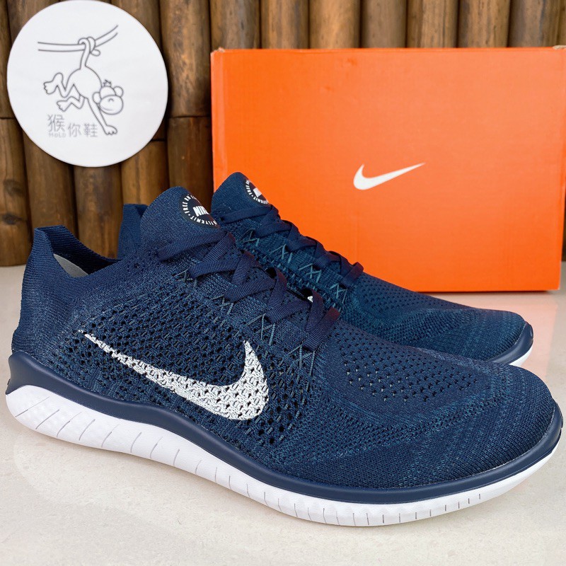 nike free rn flyknit 2018 navy blue