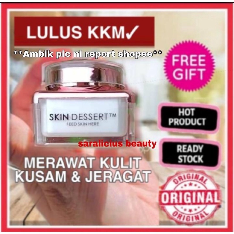 Tulen Skin Dessert Moisturizer 5gm New Original Hq Jeragat Jerawat Tona Kulit Kusam Shopee Singapore