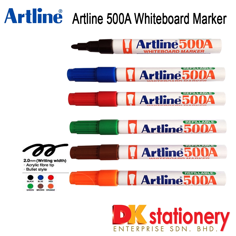 Artline Whiteboard Marker 500a Box Shopee Singapore